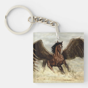 Winged Pegasus Schlüsselanhänger