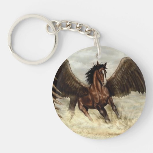 Winged Pegasus Schlüsselanhänger (Vorderseite)