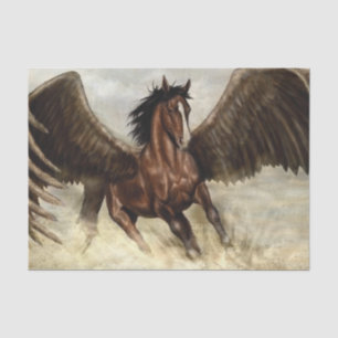 Winged Pegasus Seidenpapier