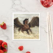 Winged Pegasus   Serviette (Beispiel)