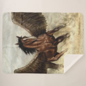 Winged Pegasus Sherpadecke (Vorderseite (Horizontal))