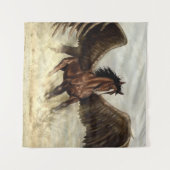 Winged Pegasus Wandteppich (Vorderseite (Horizontal))