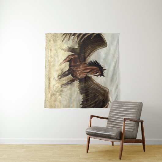Winged Pegasus   Wandteppich (Beispiel (Horizontal))