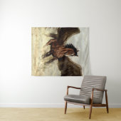 Winged Pegasus Wandteppich (Beispiel (Horizontal))