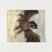 Winged Pegasus Wandteppich (Vorderseite (Horizontal))