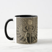 Winged Scarab tile Pattern Mug 2 Tasse (Links)