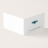 winged Scarabäus Visitenkarten (Vorderseite)