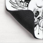 Winged Schädel Mousepad (Ecke)