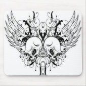 Winged Schädel Mousepad (Vorne)