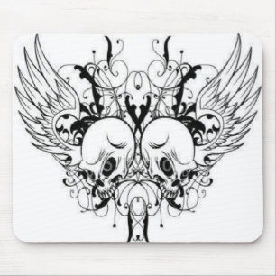 Winged Schädel Mousepad