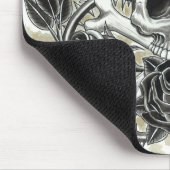 Winged Schädel Mousepad (Ecke)