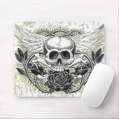 Winged Schädel Mousepad (Mit Mouse)