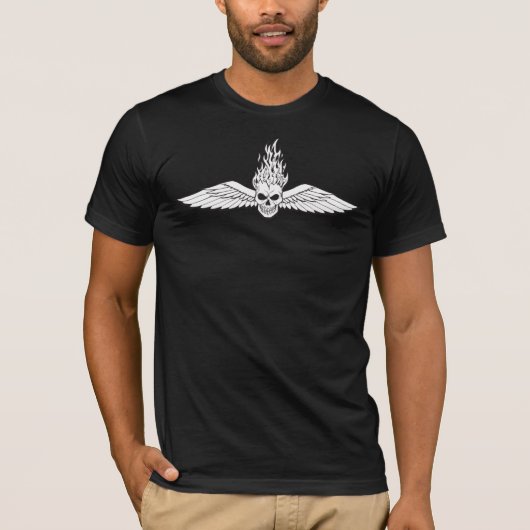 Winged Schädel T-Shirt (Vorderseite)