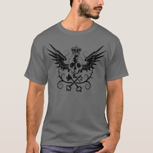 Winged Schädel T-Shirt (Vorderseite)