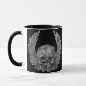 Winged Schädel Tasse (Links)