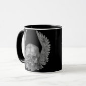 Winged Schädel Tasse (Vorderseite Links)