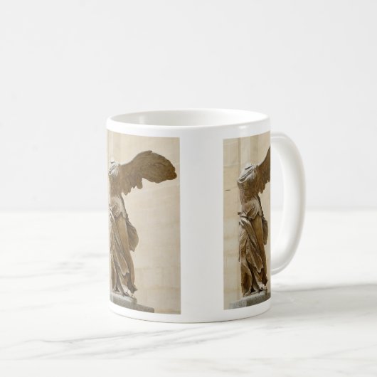 Winged Sieg von Samothrace Kaffeetasse (VorderseiteRechts)