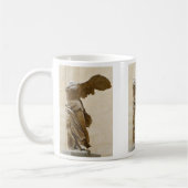 Winged Sieg von Samothrace Kaffeetasse (Links)