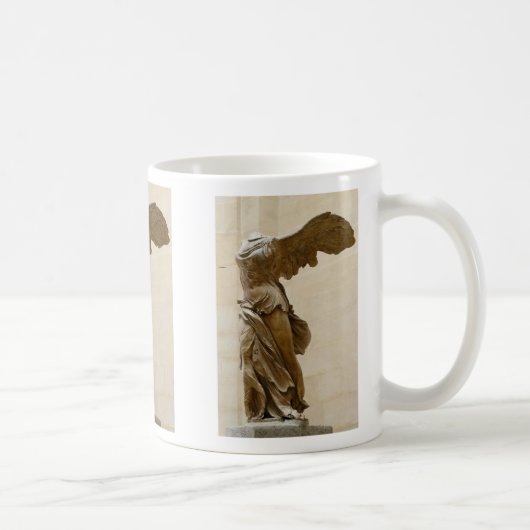 Winged Sieg von Samothrace Kaffeetasse (Rechts)