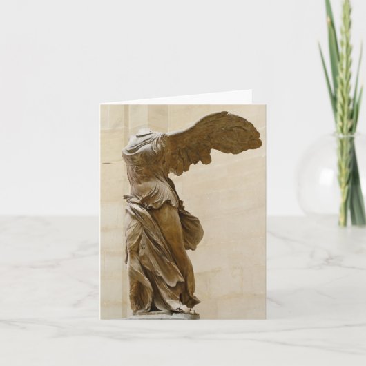 Winged Sieg von Samothrace Karte (Vorderseite)