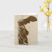 Winged Sieg von Samothrace Karte (Gelbe Blume)