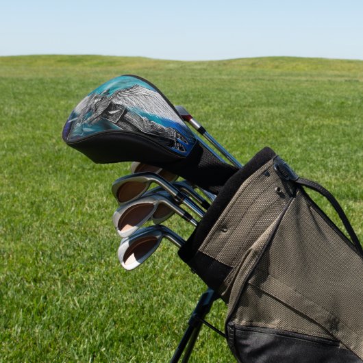 Winged Six String Golf Headcover (In SItu)
