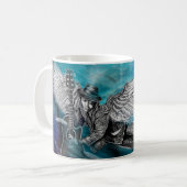 Winged Six String Kaffeetasse (Vorderseite Links)