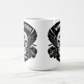 Winged Skull Artwork Kaffeetasse (Mittel)