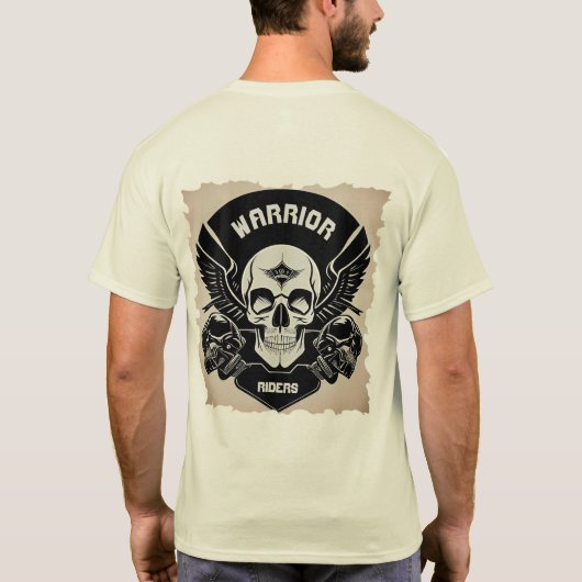 Winged Skull Artwork T-Shirt (Rückseite)