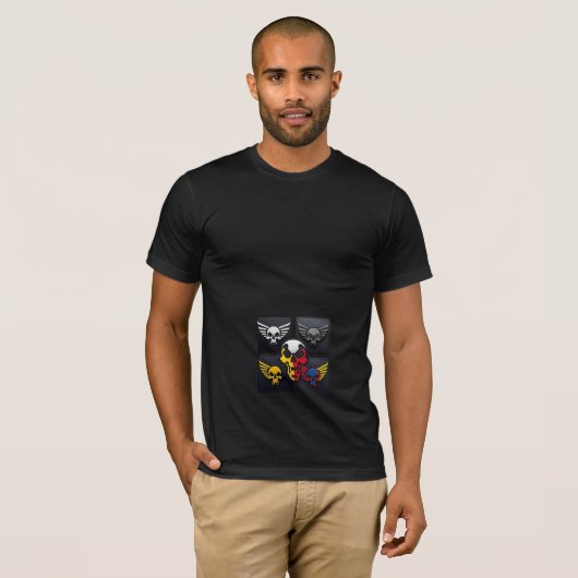 Winged Skull Patch T - Shirt (Vorne ganz)