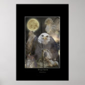 WINGED SPIRITS Raptor Art Poster (Vorne)