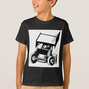 Winged sprinten Auto T-Shirt