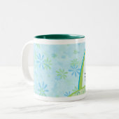 Winged Steed-Tasse Zweifarbige Tasse (Vorderseite Links)