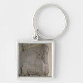 Winged Stier an einer Fassade von König Sargon II Schlüsselanhänger (Vorne)