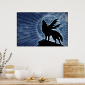 Winged Wolf Poster (Küche)