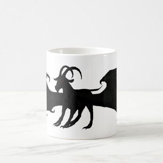 Winged Ziegen-Tasse Kaffeetasse (Mittel)