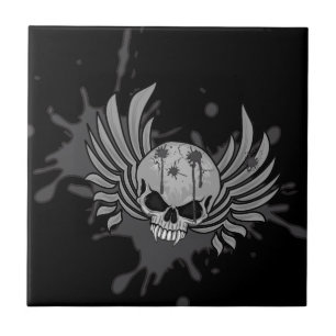 Wingelschädel Fliese