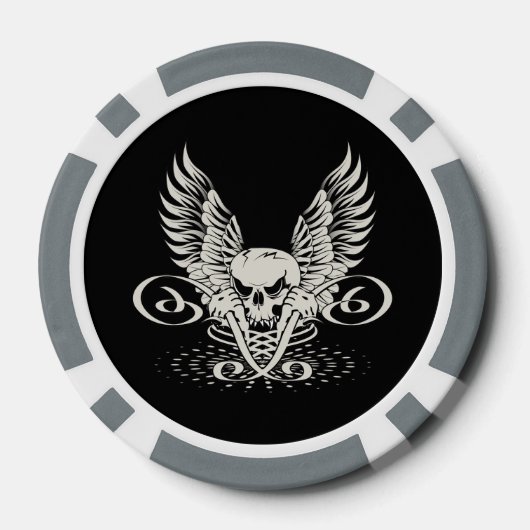 Wingelschädel Pokerchips (Rückseite)