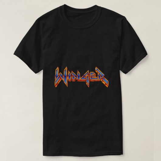 Winger Band Logo Vintag Classic T - Shirt (Design vorne)