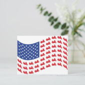 Wingerhflagge Postkarte (Stehend Vorderseite)