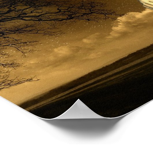 Wingess Lioness Poster Print (Ecke)