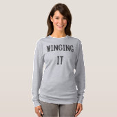 Winging es. Slouchy Sweatshirt-Spitze T-Shirt (Vorne ganz)