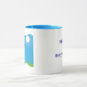 Winging it But Just Barely- Duck Humor Tasse (Zentrum)