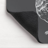 Winging It Funny Chicken Wings Lovers Quote Mousepad (Ecke)