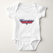 Wingman Baby Strampler (Vorderseite)