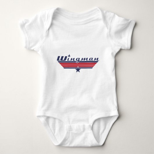 Wingman Baby Strampler (Vorderseite)