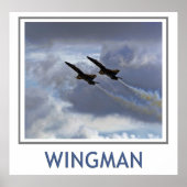 Wingman Blue Angels Poster (Vorne)