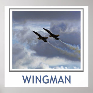 Wingman Blue Angels Poster