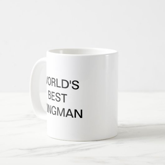 Wingman der Welt Kaffeetasse (Vorderseite Links)