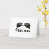 Wingman Karte (Gelbe Blume)